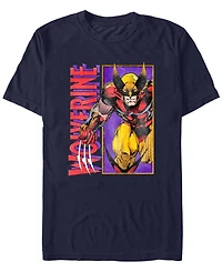 Fifth Sun Men's Wolverine Panel Bust Short Sleeve T-Shirt