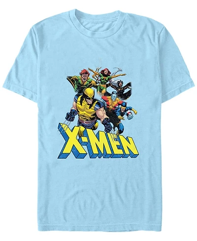 Fifth Sun Men's X-Men Group Logo Short Sleeve T-Shirt
