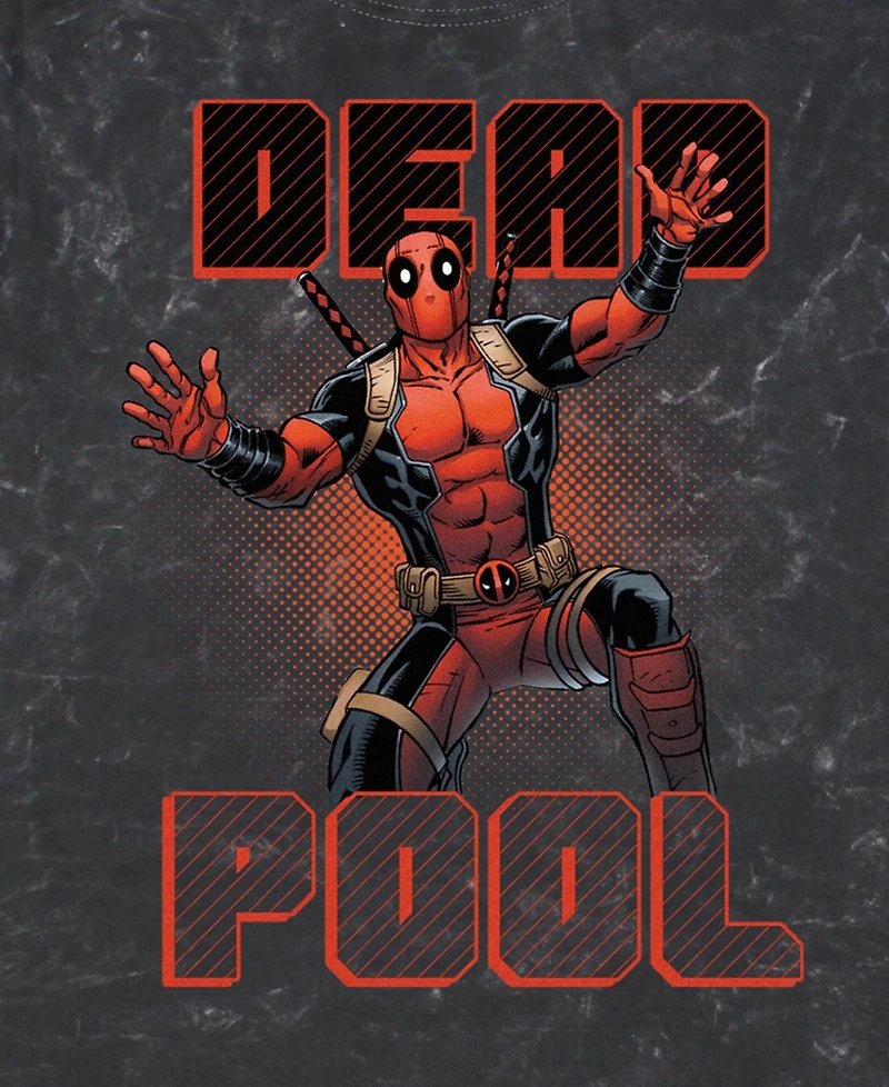 Fifth Sun Men's Deadpool Short Sleeve Mineral Wash Tee