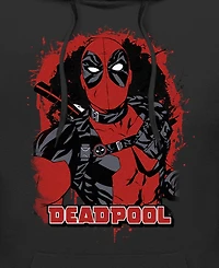 Fifth Sun Men's Painted Deadpool Hoodie Fleece Pullover