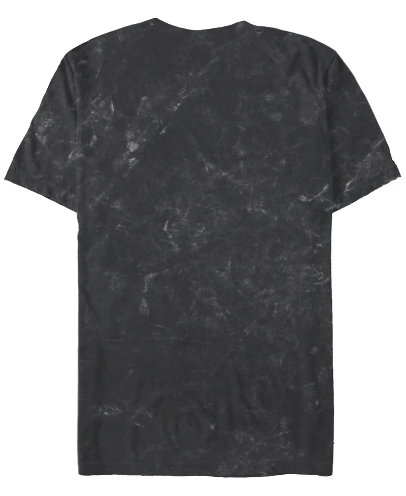 Fifth Sun Men's Deadpool 4 Panel 2 Tone Short Sleeve Mineral Wash Tee