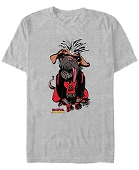 Fifth Sun Men's Cute Dogpool Short Sleeve T-Shirt