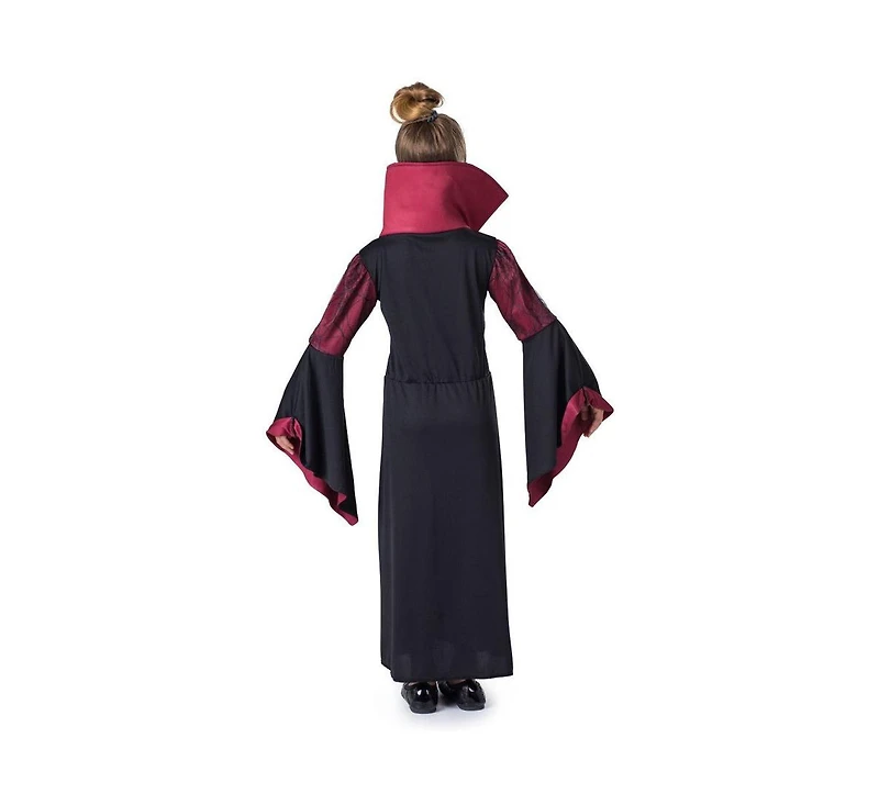 Dress Up America Vampiress & Necklace Costume Set - Kids Girls