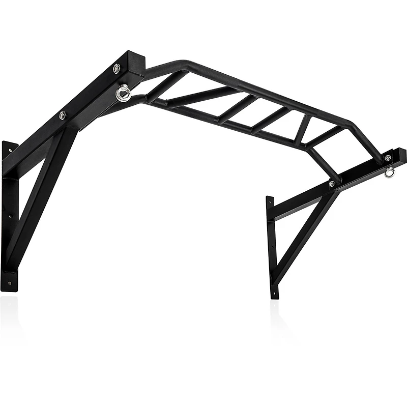 Streamdale Furniture 47" Pull Up Bar Wall Mounted Multi-Grip with Hangers For Punching Strength Training