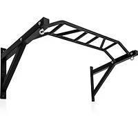 Streamdale Furniture 47" Pull Up Bar Wall Mounted Multi-Grip with Hangers For Punching Strength Training