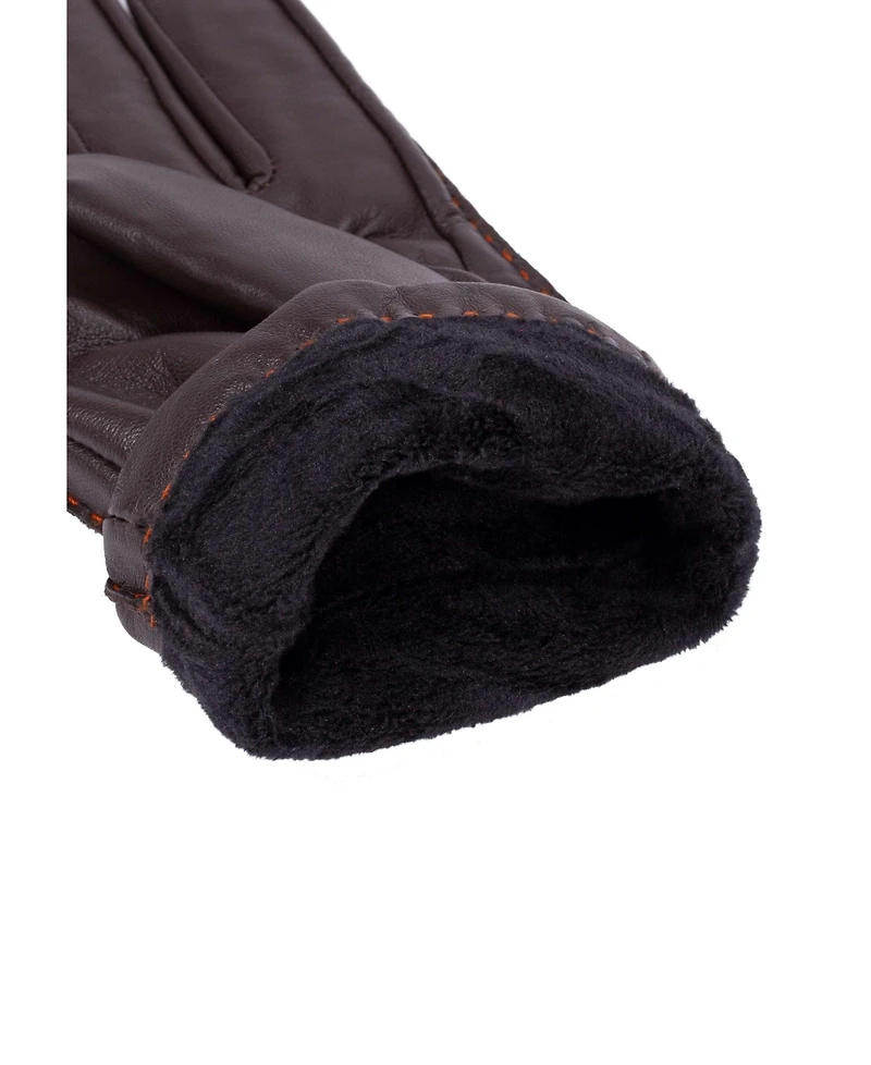 Women`s Hand-sewn Premium Lamb Leather Touchscreen Gloves "Millie