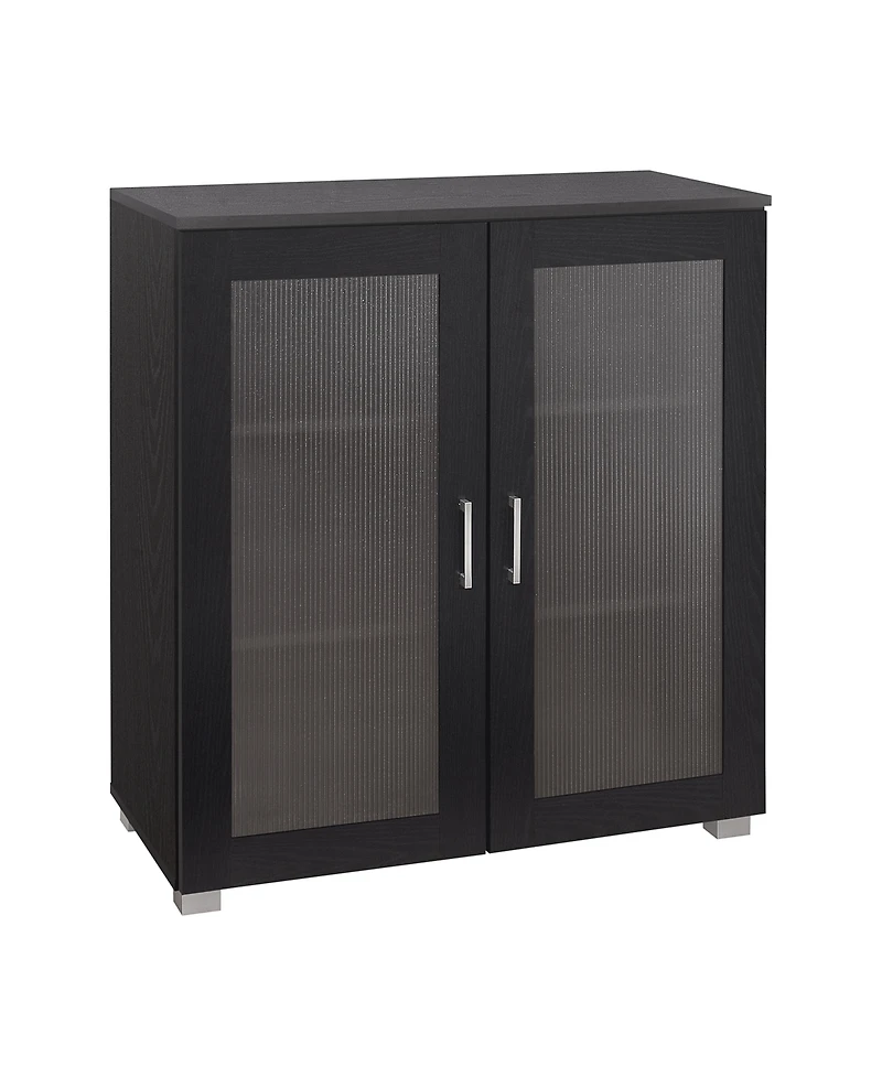 Kings Brand Furniture 2-Door Accent Storage Cabinet, Sideboard Buffet Floor Cupboard for Kitchen, Dining Room, Living Entryway
