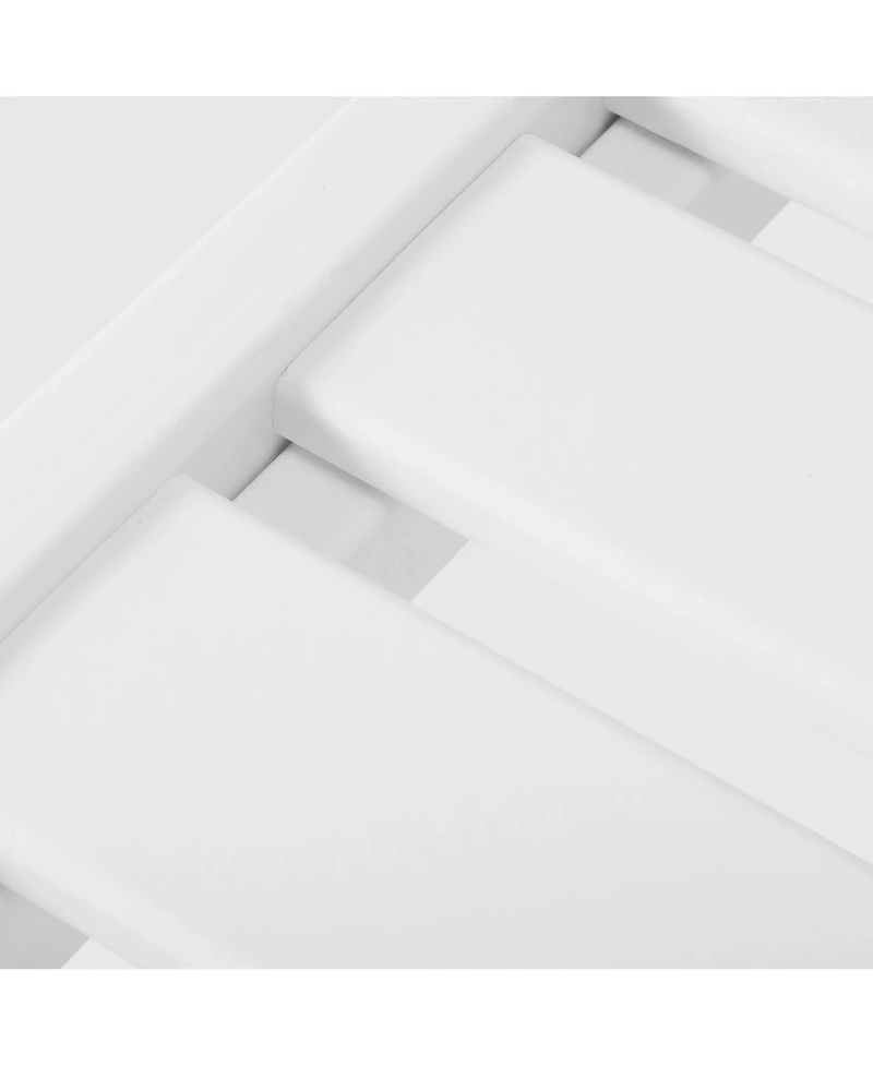 WestinTrends Outdoor Modern Hdpe Patio White Club Chair with Deep Seat Cushions