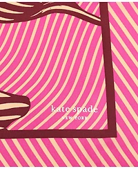 Kate Spade New York Linear Bloom Silk Square Scarf