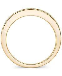 Emerald (7/8 ct. t.w.) & Diamond (1/5 ct. t.w.) Double Row Band in 14k Gold