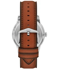 Fossil Men's Townsman Automatic Brown Leather Watch