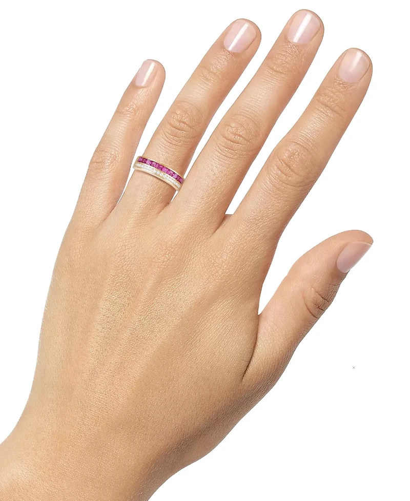 Macy's Ruby (1-1/5 ct. t.w.) & Diamond (1/5 ct. t.w.) Ring in 14k Yellow Gold