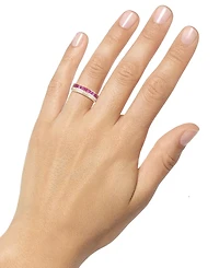 Macy's Ruby (1-1/5 ct. t.w.) & Diamond (1/5 ct. t.w.) Ring in 14k Yellow Gold