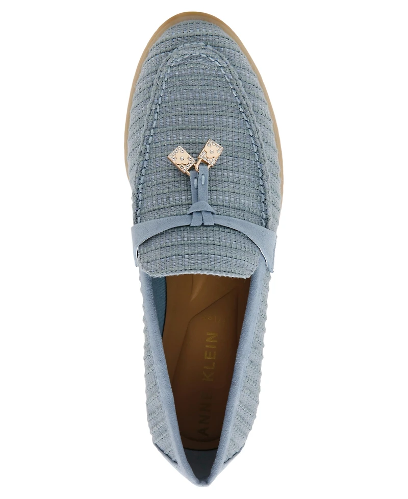 Anne Klein Women's Sadrine Slip Linen Loafers