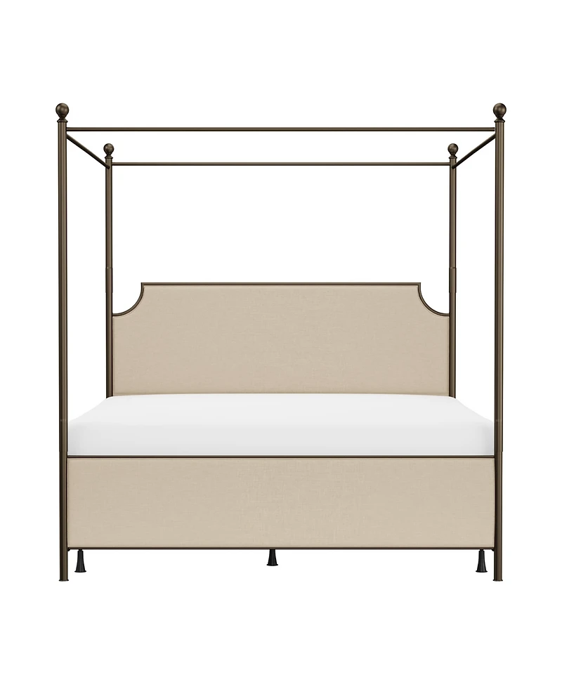 Hillsdale 52" Metal McArthur King Canopy Bed