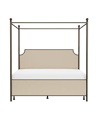 Hillsdale 52" Metal McArthur King Canopy Bed