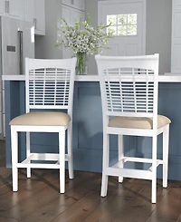 Hillsdale 42.5" Wood Bayberry Counter Height Stool