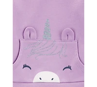 Carter's Toddler Girls Glitter Unicorn Sweatshirt & Dot-Print Leggings, 2 Piece Set