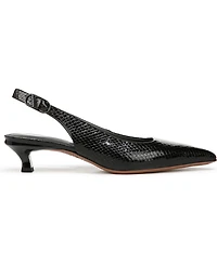 Franco Sarto Women's Marlow Pointed Toe Slingback Kitten Heel Pumps