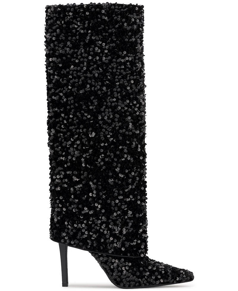 I.n.c. International Concepts Skylar Fold Over Cuffed Knee High Boots