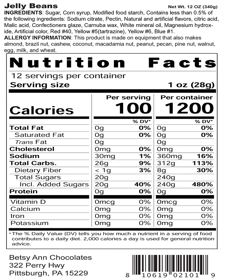 Betsy Ann Chocolates Easter Jelly Beans, Milk Chocolate Foil Eggs Peanut Butter Meltaway Egg Bundle, 3 Piece Set