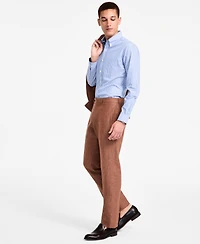 B by Brooks Brothers Men's Linen Classic-Fit Suit Separates Pant