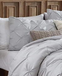 Swift Home Classic Stripes Pintuck 3-Pc. Comforter Set, Full/Queen