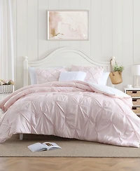 Swift Home Classic Stripes Pintuck -Pc. Comforter Set