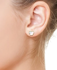 Effy Mother-of-Pearl Butterfly Stud Earrings in 14k Gold