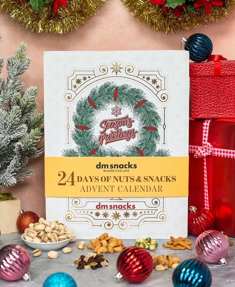 Dm Snacks 24 Days of Nuts Snacks Holiday Advent Calendar