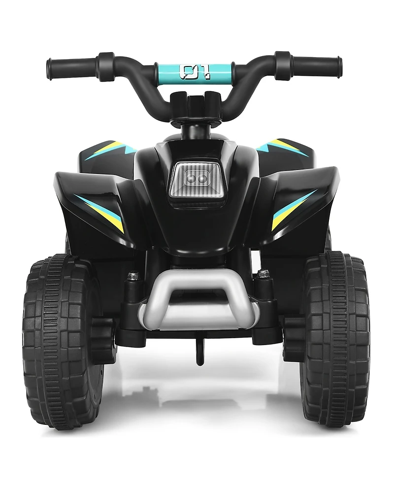 6V Kids Electric Quad Atv 4 Wheels Ride On Toy Toddlers Forward&Reverse