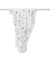 Lambs & Ivy Jungle Adventure 2-Pack Cotton Muslin Newborn Baby Swaddle Blankets