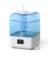 Morento Humidifiers for Bedroom, 4.5L Top Fill Humidifiers for Large Room, Cool Mist Humidifiers for Home,Auto Shut-Off,360 Nozzle, Humidity Setting,