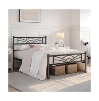 Yaheetech Platform Bed Frame with Metal Slats