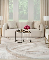 Nourison Home Brushstrokes BSK01 7'10"x9'10" Area Rug
