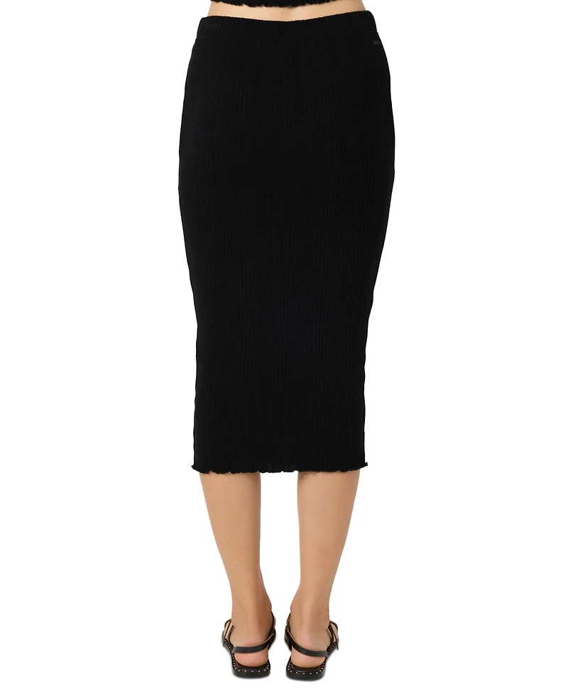 O'Neill Juniors' Brennan Pull-On Knit Midi Skirt