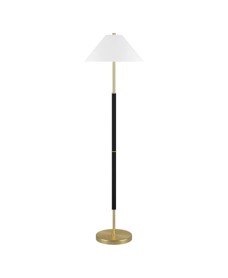 Hudson & Canal 18" Metal Simona 2-Light Floor Lamp