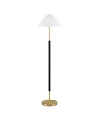 Hudson & Canal 18" Metal Simona 2-Light Floor Lamp