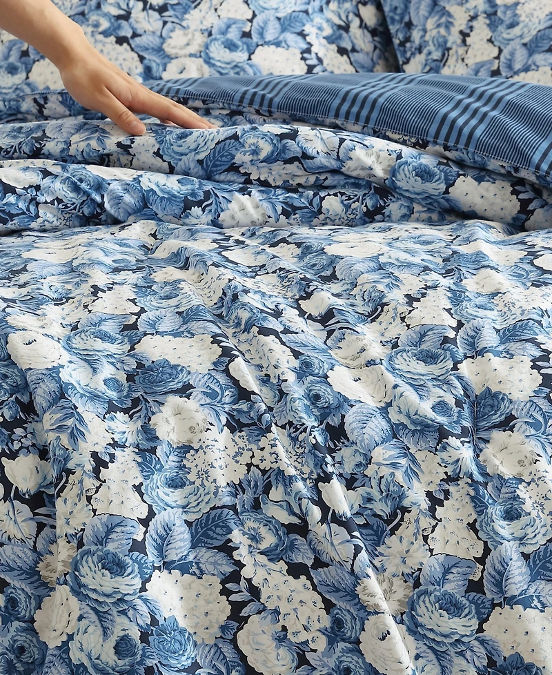 Laura Ashley Sweet Memories Reversible 3-Pc. Comforter Set
