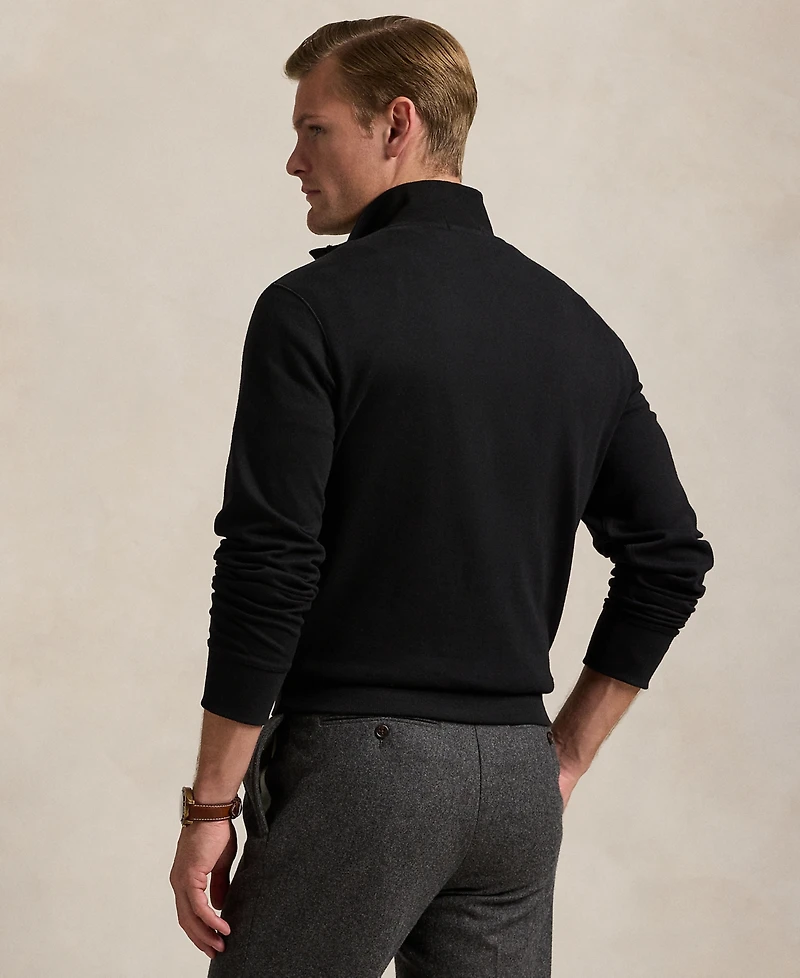 Polo Ralph Lauren Men's Luxury Jersey Quarter-Zip Pullover