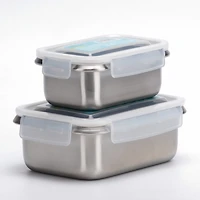Minimal Rt Stainless Steel Containers Set of 2