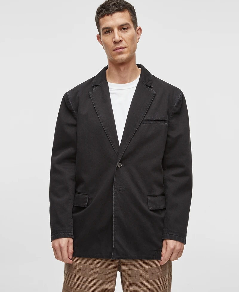 Mode of One Men's Caray Denim Blazer, Exclusively at Macy's