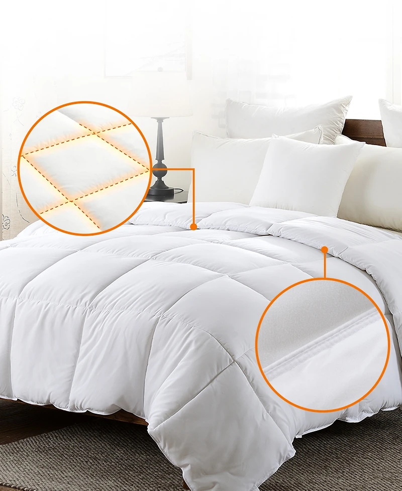 Cheer Collection Natural Kapok Fiber Luxury Comforter, King