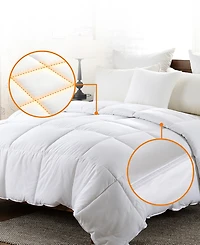Cheer Collection Natural Kapok Fiber Luxury Comforter, King