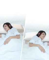 Cheer Collection Dual-Sided Memory Foam Pillow, Standard