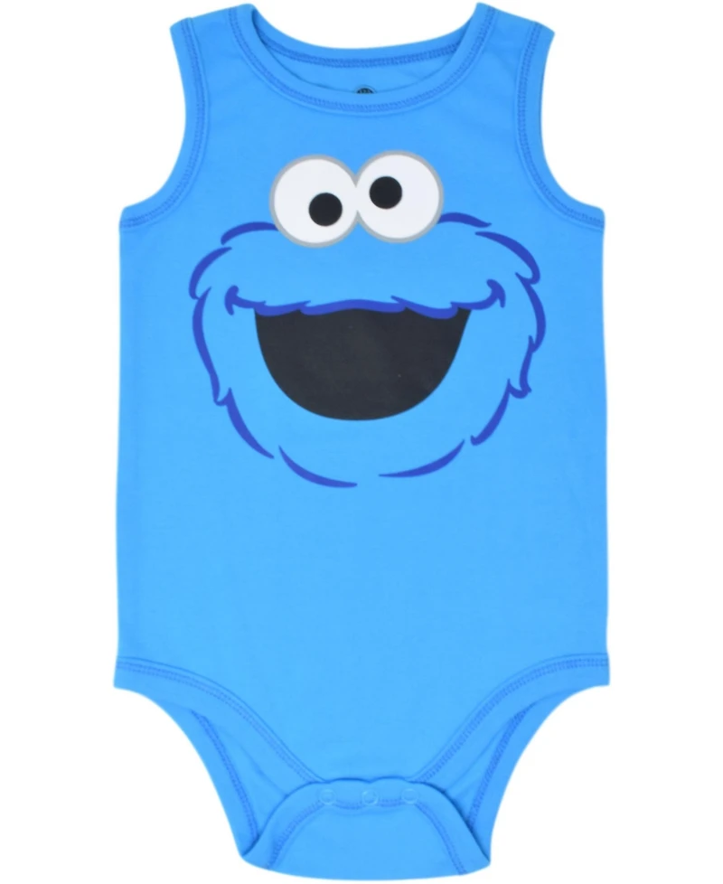 Sesame Street Baby Boys 5 Pack Bodysuits
