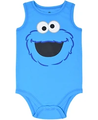 Sesame Street Baby Boys 5 Pack Bodysuits