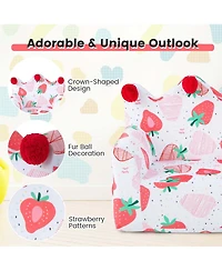 Kids Sofa Chair Foam Filled Armchair Dinosaur Toddler Couch with Cover & Pillow