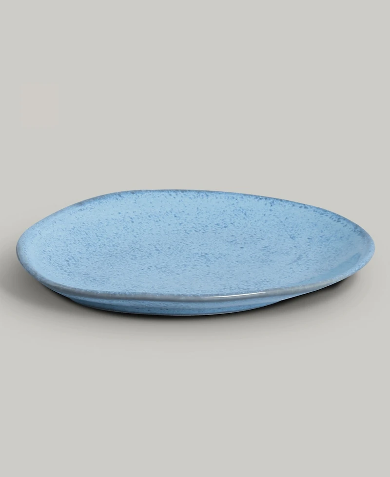 Porto Brasil Stoneware Oval Dinner Plates, Set of 6