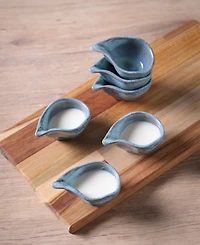 Porto Brasil Stoneware Teardrops, Set of 6
